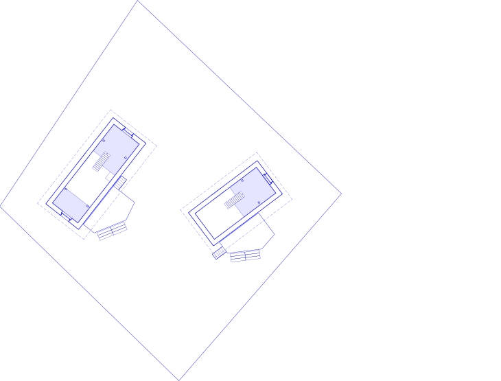 Projet pour deux très petites maisons en paille avec un bassin naturel, Surpierre, Fribourg.
En attente du permis de construire.